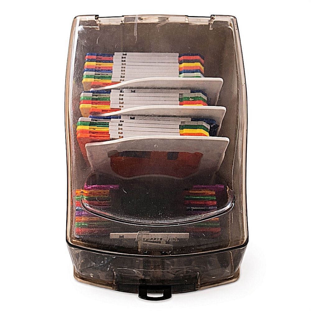 Rotating Color-Coded Index Card Holder